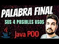 FINAL in Java Its four possible uses