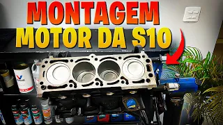 Montagem do MOTOR da S10 Passo a Passo! Mais uma etapa concluída! - EP15 S10 HIPERVAREJO
