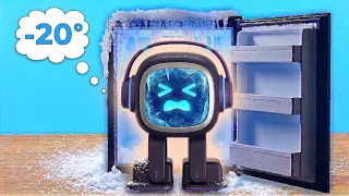 Что будет, если заморозить робот Emo в морозилке? ❄️🤖❄️