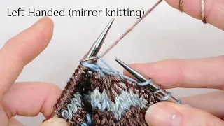 Mind-blowing Marker Movement Central Double Decrease cdd for Left Handed Mirror Knitters
