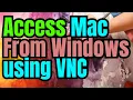 How to Easily Remote Access your Mac from Windows 11 with VNC client