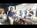 Legislators cooking in the Chuck Wagon