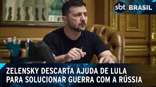 Zelensky comenta sobre participação do Brasil em conflito com a Rússia | SBT Brasil (22/01/25)