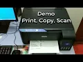 Epson l3151 print copy Scan demo Hindi