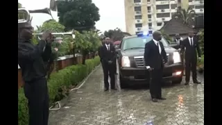 tears u0026 sadness daivido eniola badmus attend dj olu burial ceremony