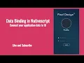 Data Binding in Nativescript