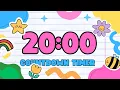 20 Minute Timer with Relaxing Music and Alarm