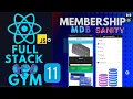 Build A Full Stack Gym in React JavaScript - Member Ship Page