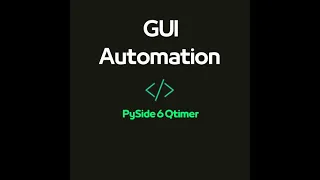 PySide 6 QTimer Simple Timed Events