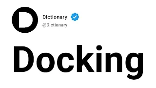 Docking Meaning In English