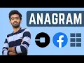 Facebook Uber Question LeetCode 242 Valid Anagram Tamil code io
