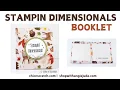 Stampin Dimensionals Booklet
