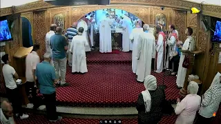 القداس الالهى يوم الاحد 20 7 2025 كنيسة الانبا ابرام 