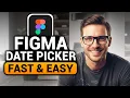 Figma Date Picker 100 WORKS NO Yapping To The Point FAST EASY
