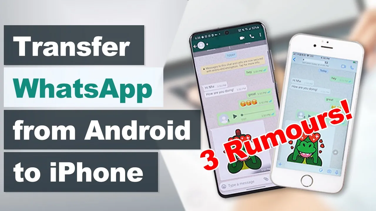 The EASIEST Way to Transfer WhatsApp from Android to iPhone [2020 Update]. 