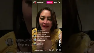 tante sisca meliyana live ig
