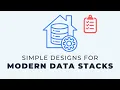 A Simple Stack Data Architecture w example tools