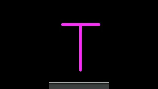 T alphabet Draw T alphabet in python by using turtle