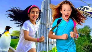 ناستيا وإيفلين مغامرة الصيفية في دبي 