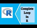 6 For loop Repeat While loop - R Programming in Hindi