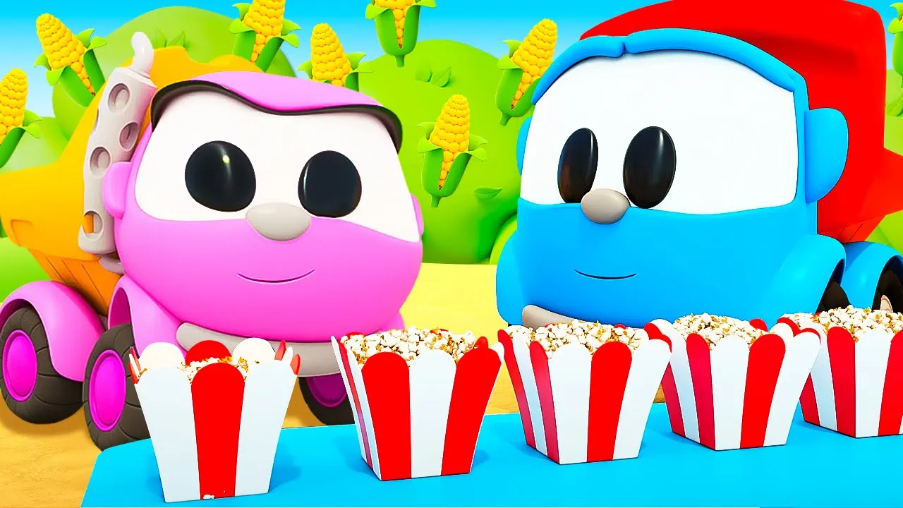 Lea ve Robotlar Patlamış Mısır Yapıyor ve Aya Uçuyor! 🚀🍿