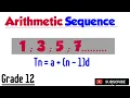 Arithmetic sequence - Grade 12