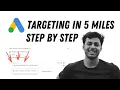 How to target customers within a 5 mile radius in Google Ads