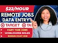 Data Entry Work From Home Jobs 2023 Remote Jobs Worldwide w Target Part Time Live Chat