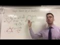 How to find the measure of an angle formed by 2 secants