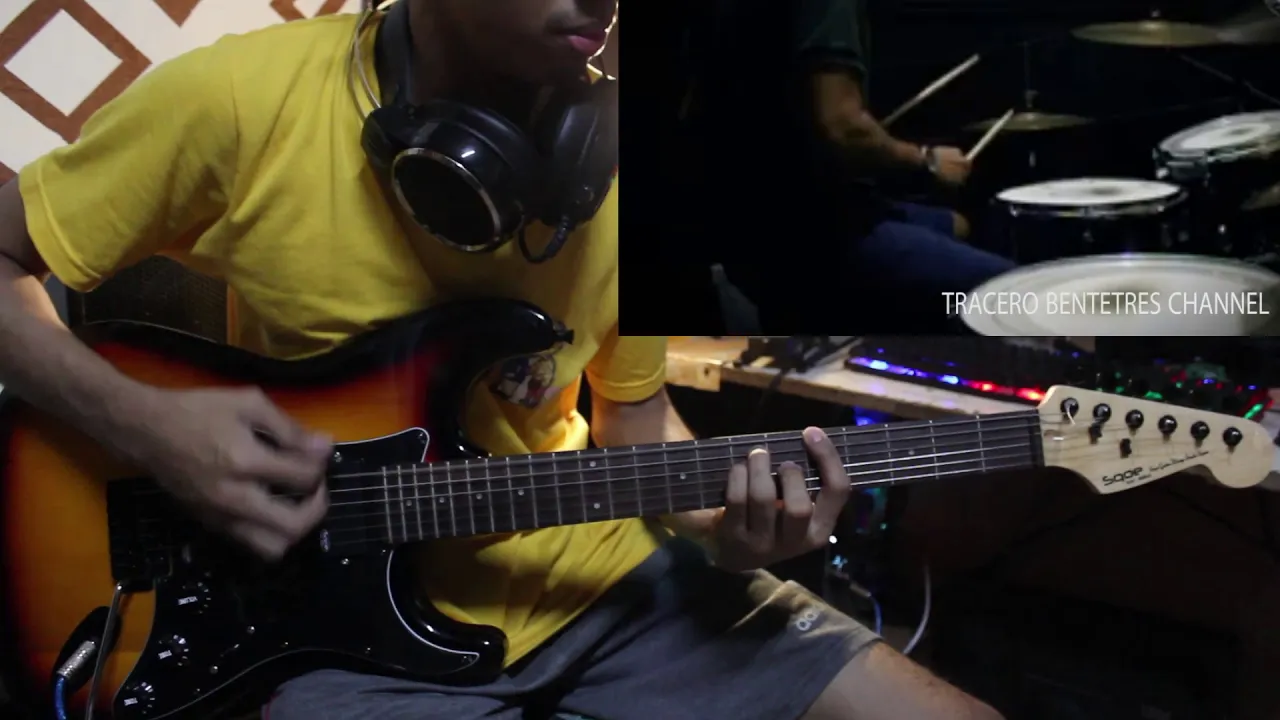 Prinsesa Guitar cover by Teeth |  Virtual Instrumental Jam | drums and electric