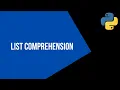 List Comprehension in Python How to Create a New List from the Existing List