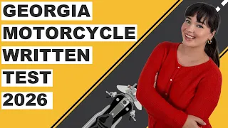 Georgia DMV Motorcycle Written Test 2026 50 Questions with Explained Answers
