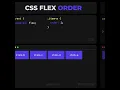 CSS Flex Order Animated