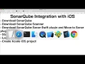 SonarQube Xcode iOS Integration Demo