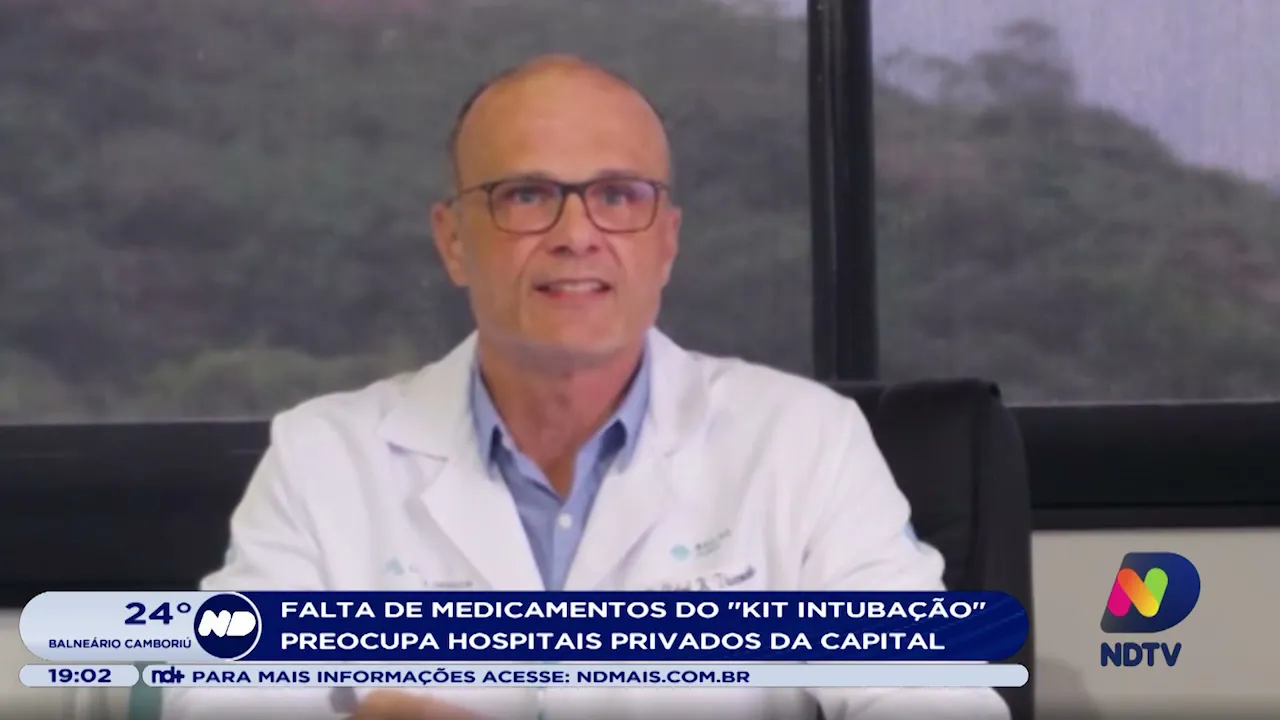 Falta de medicamentos do “KIT Intubação” preocupa hospitais privados da Capital
