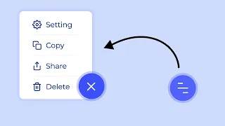 Modern Animated Menu Toggle Button using Html CSS Javascript