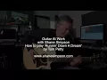 How to play 'Runnin' Down A Dream' by Tom Petty