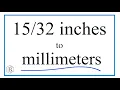 Convert of an Inch to Millimeters