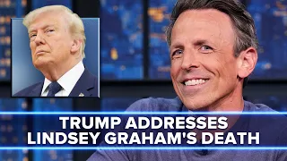 trump addresses senator lindsey grahams death
