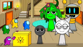Among Us vs Sprunki Incredibox: Wenda x Fun Bot x Black