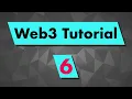 Web3 Tutorial send transactions to a smart contract