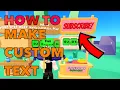 How to make custom TEXT in PLS DONATE custom color fonts