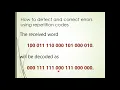 Part IIIb Repetition Codes
