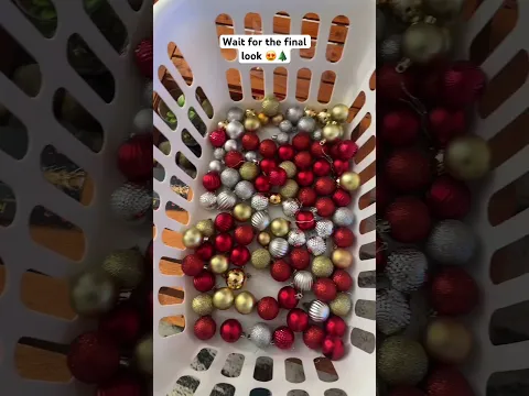 Wait for the Magic β¨ My Christmas Tree Transformation π