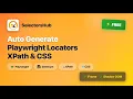 SelectorsHub Tutorial - Auto Generate Playwright Locators XPath CSS Support iFrame Shadow DOM