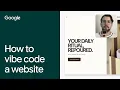 How to vibe code a website