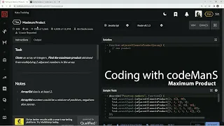 Codewars 7 kyu Maximum Product JavaScript