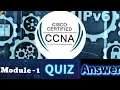 Cisco CCNA Introduction to Networks - Module 1 Quiz Answers