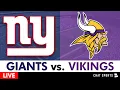Giants vs Vikings Live Streaming Free Play-By-Play Highlights Scoreboard NFL Preseason Week 1