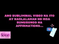 PARA MAGREACH OUT SIYA SAYO NOW NA | SUBLIMINAL MUSIC AND AFFIRMATIONS | LAW OF ATTRACTION | TAGALOG
